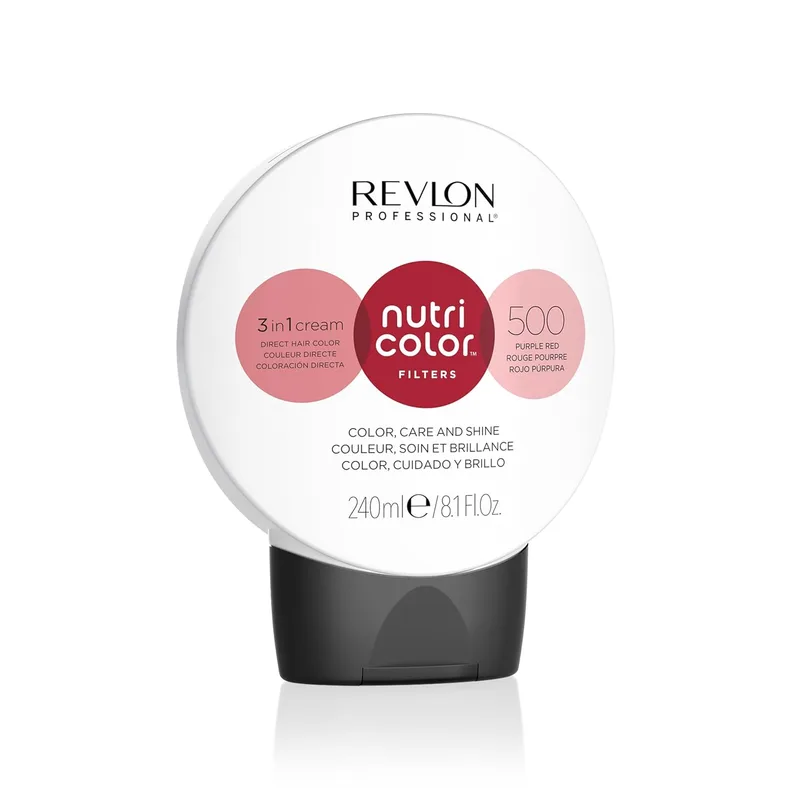 REVLON PROFESSIONAL ▫️ Nutri Color Filters, Máscara de coloração temporária para o cabelo, Brilho intenso