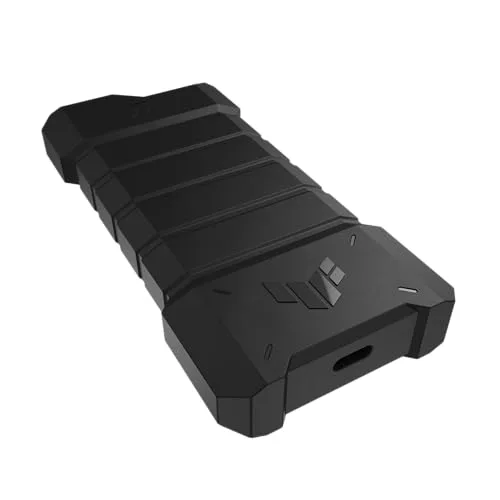 ASUS ▫️ TUF Gaming A2 - Caixa para SSD, USB-C 3.2, 20 Gbps, IP68, MIL-STD-810H 4