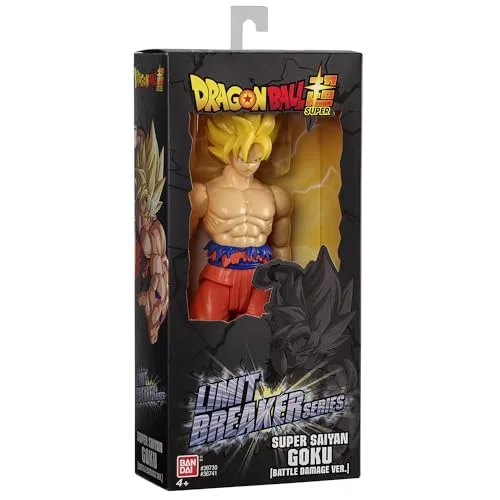 BANDAI ▫️ Série Dragon Ball Limit Breaker: Figura do Goku Battle Damag 4