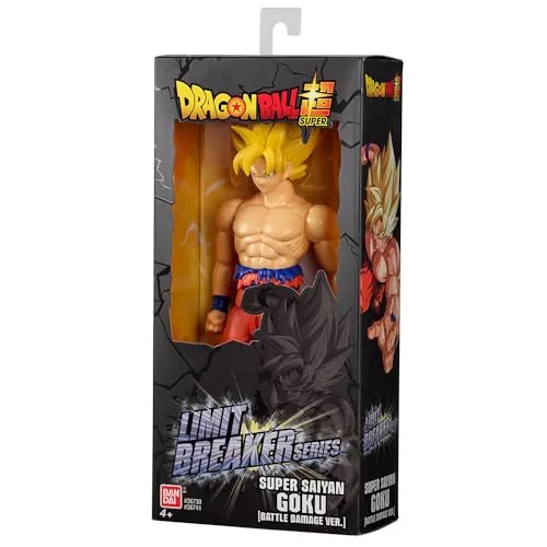 BANDAI ▫️ Série Dragon Ball Limit Breaker: Figura do Goku Battle Damag 5