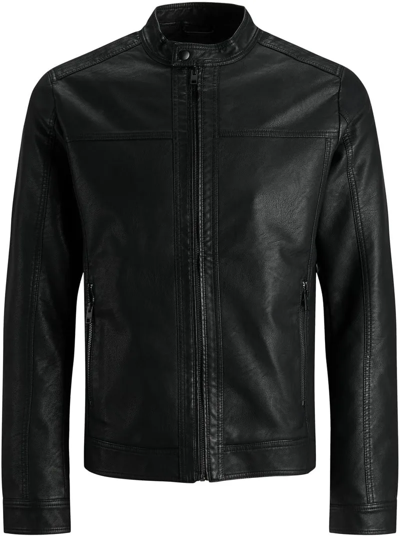 JACK & JONES ▫️ Casaco de couro sintético Casaco de couro sintético
