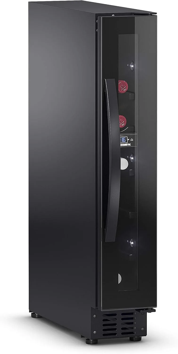 Dometic ▫️ E7FG - Adega com compressor para 7 garrafas, com porta de vidro sem moldura