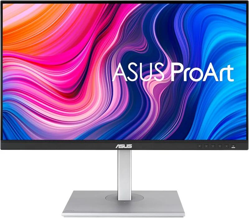ASUS ▫️ Monitor ProArt Display PA279CV 4K HDR UHD (3840 x 2160) de 27 polegadas, IPS, 100% sRGB/Rec. 709, ΔE 2, USB-C, DisplayPort, HDMI, hub USB, certificado pela Calman, proteção ocular, base giratória e inclinável,