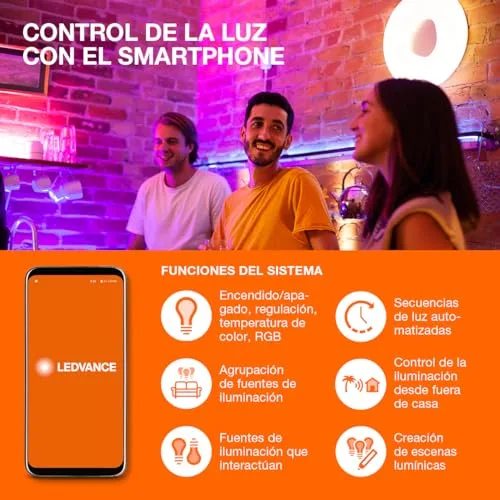 LEDVANCE ▫️ Luminária de teto LED inteligente, painel de interior com tecnologia Wi-Fi, cor da luz ajustável (3000K-6500K), 800 mm x 100 mm, compatível com o Google e o controlo por voz Alexa, SMART+ WIFI PLANON FRAMELESS 3