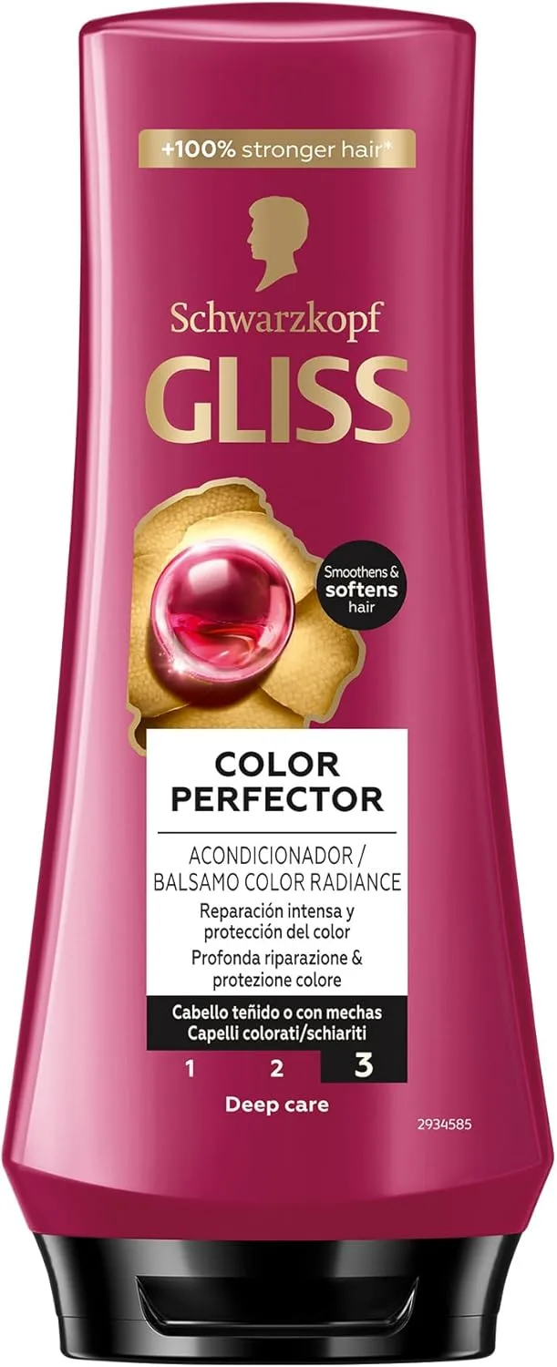Gliss ▫️ Hair Repair Color Brilliant Condicionador para Proteção da Cor, 200 ml