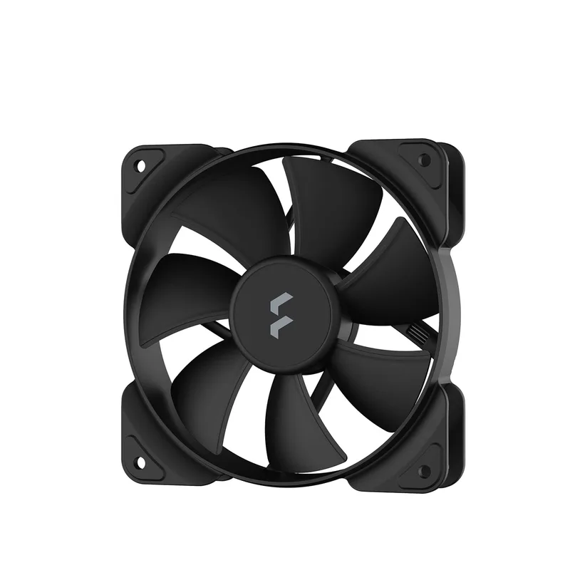 Fractal Design ▫️ Ventilador Aspect 12 PWM Preto de 120 mm, Elevado Fluxo de Ar, Gama de 500-2000 RPM, Arrefecimento Silencioso, Eficiência Melhorada, Montagem Fácil para PC