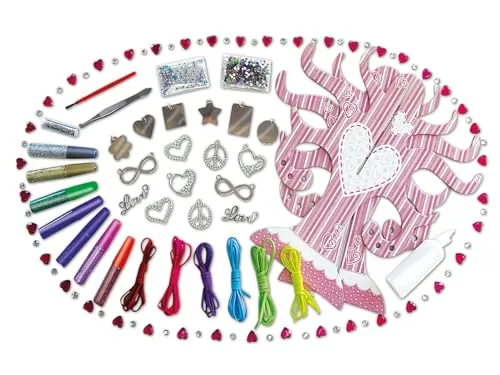 Lena ▫️ Conjunto de joalharia artesanal em metal para crianças a partir dos 8 anos, multicolorido 3