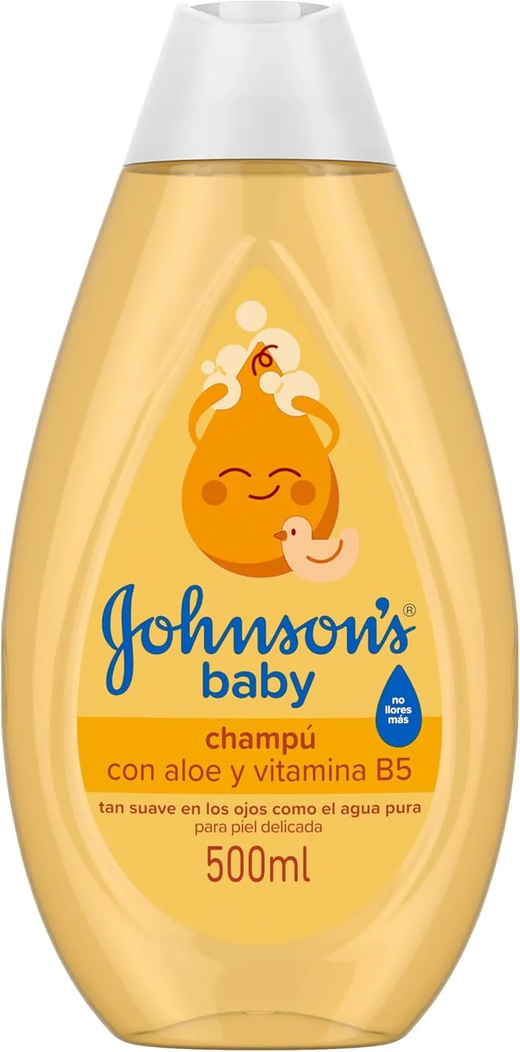 Johnson's Baby ▫️ Johnson’s Baby Champô Clássico com fórmula «Não chores mais» (500 ml), champô infantil para crianças e bebés, hipoalergénico e com pH equilibrado, sem sulfatos nem parabenos