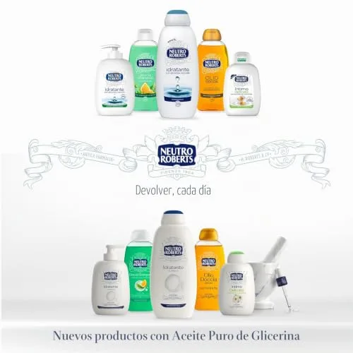 Neutro Roberts ▫️ Sabonete líquido com agente antibacteriano de chá verde, ação higienizante, dispensador de 200 ml 7
