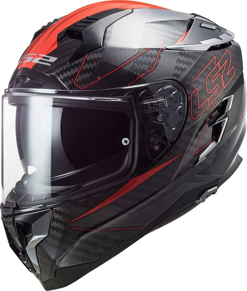 LS2 ▫️ Capacete de Moto Integral FF327 Challenger CT2 Fold, Vermelho, XXS, Acessório Unissexo para Adultos