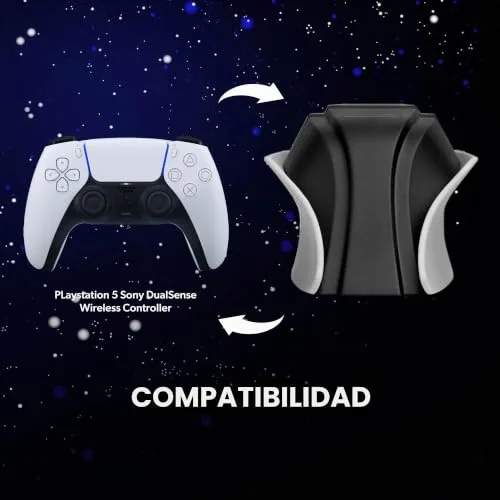 Snakebyte ▫️ PS5 Twin:Charge 5 - Estação de carregamento para a PlayStation 5 destinada ao comando DualSense, kit de carregamento para 2 comandos sem fios, incluindo cabo Type-C, indicador LED do estado de carregamento, design PS5, branco 6