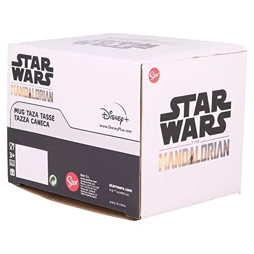 Stor ▫️ CANECA DE CERÂMICA GLOBE 380 ML EM EMBALAGEM DE PRESENTE THE CHILD MANDALORIAN 4