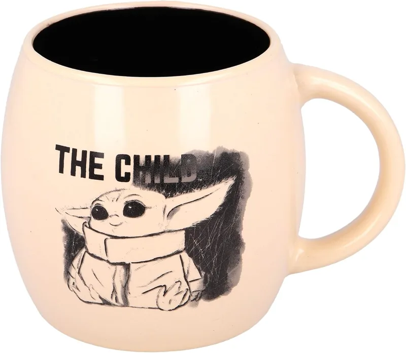 Stor ▫️ CANECA DE CERÂMICA GLOBE 380 ML EM EMBALAGEM DE PRESENTE THE CHILD MANDALORIAN