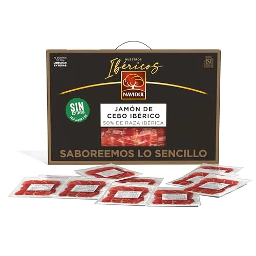 Navidul ▫️ Conjunto de presunto ibérico de cebo (50% raça ibérica) Freshpack, embalado a vácuo - 10 x 70 g 4