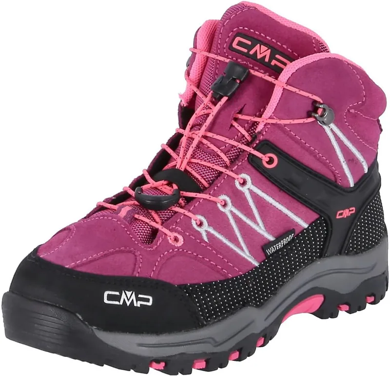 CMP ▫️ Kids Rigel Mid WP Trekking Shoes 3q12944 Sapatos de trekking de alta elevação Unisex Kids