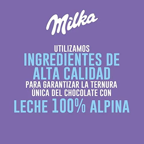 Milka ▫️ Tableta de Chocolate de Leite, Embalagem Familiar com 3 Tabletas, 125 g 3
