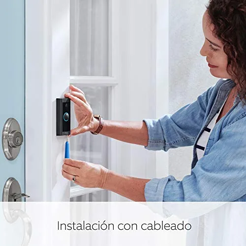 Ring ▫️ Campainha com vídeo com fios (Video Doorbell Wired) | Campainha com vídeo exterior à prova de água com vídeo HD e deteção de movimento avançada para a porta da sua casa | 30 dias grátis Home 6