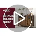 VASAGLE ▫️ Armário de arrumação, aparador com portas de vidro, para sala de jantar, sala de estar, cozinha, estilo industrial, castanho rústico e preto a tinta LSC099B01 7