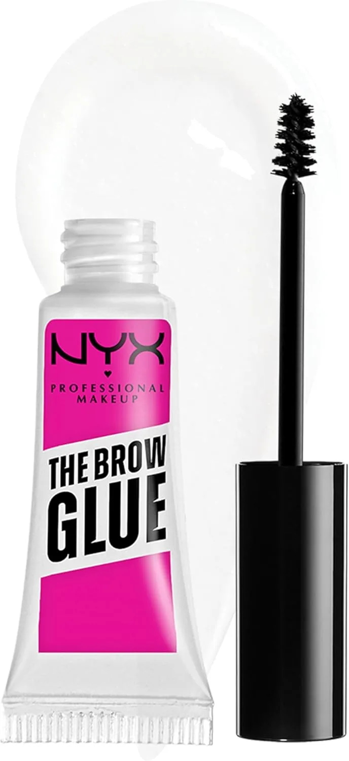 NYX PROFESSIONAL MAKEUP ▫️ Long Lasting 16 Hour Brow Glue A Cola para Sobrancelhas, Fórmula Vegana, Gel Transparente
