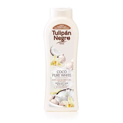 TULIPAN NEGRO ▫️ Tulipán Negro Gel de Banho Coco Pure White, 650 ml, Embalagem de 6 2