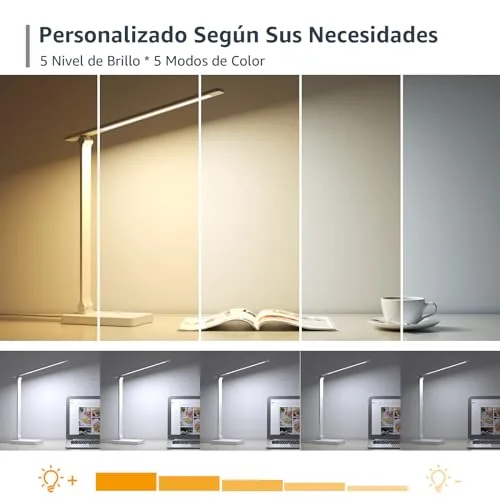 Lepro ▫️ Lâmpada de Secretária LED 800 LM Regulável Branca 2