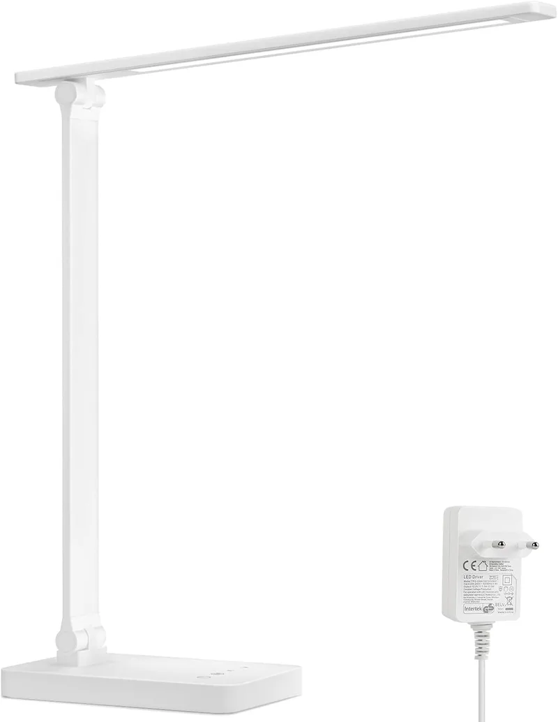 Lepro ▫️ Lâmpada de Secretária LED 800 LM Regulável Branca