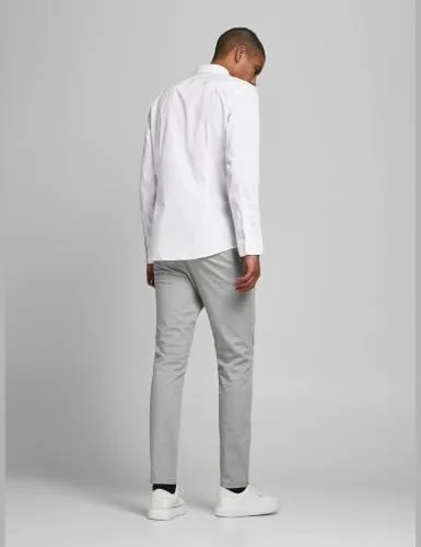JACK & JONES ▫️ Jjjoe LS - T-shirt de manga curta (2 unidades) Camisa de homem (conjunto de 2) 3