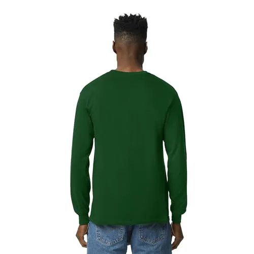 Gildan ▫️ Camisola de manga comprida em Ultra Cotton, modelo G2400, camisola para homem (pacote de 10) 4