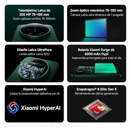 Xiaomi ▫️ 17 Ultra – Smartphone de 16+512 GB, preto, com teleobjetiva Leica de 200 MP 3