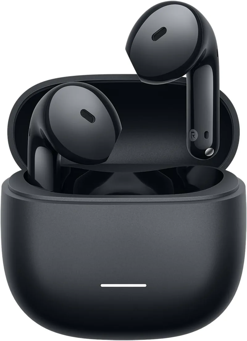 XIAOMI ▫️ REDMI Buds 8 Active - Semi-auriculares TWS Bluetooth, diafragma de titânio de 14,2 mm, graves potentes, bateria com autonomia de 37h, ligação dupla a 2 dispositivos, 5 equalizadores, Bluetooth 5.4, IP54, preto