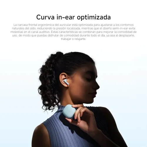 Xiaomi ▫️ REDMI Buds 8 Active, Auscultadores semi-intra-auriculares, 37 h, Branco 3