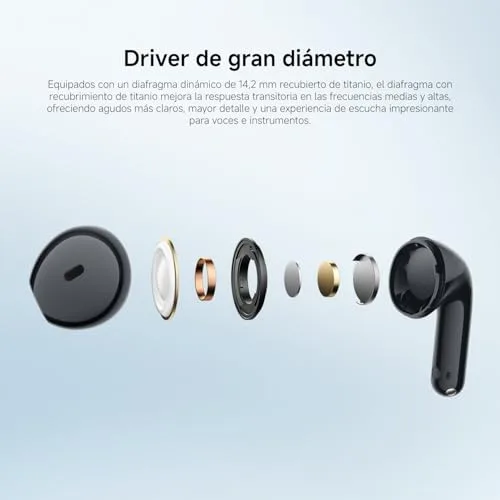 Xiaomi ▫️ REDMI Buds 8 Active, Auscultadores semi-intra-auriculares, 37 h, Branco 4