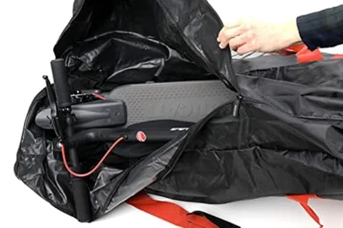 Ducati ▫️ Saco para transportar trotinetes elétricas. Unissexo para adultos, preto com detalhes em vermelho. Tamanho único 4
