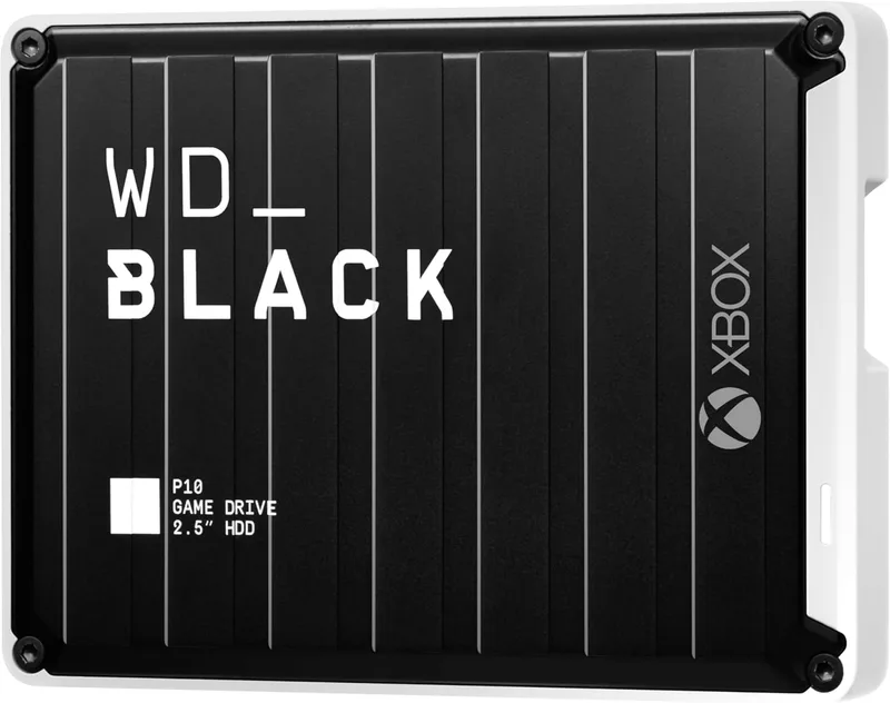 Western Digital ▫️ WD_BLACK P10 4 TB Game Drive para Xbox One, para aceder à sua coleção de jogos da Xbox em qualquer lugar