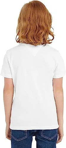 Tommy Hilfiger ▫️ U Essential tee S/S Ks0ks00397 T-shirts de manga curta unissexo para crianças 4