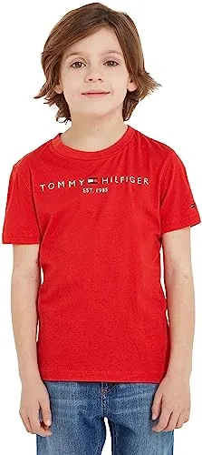 Tommy Hilfiger ▫️ U Essential tee S/S Ks0ks00397 T-shirts de manga curta unissexo para crianças 3