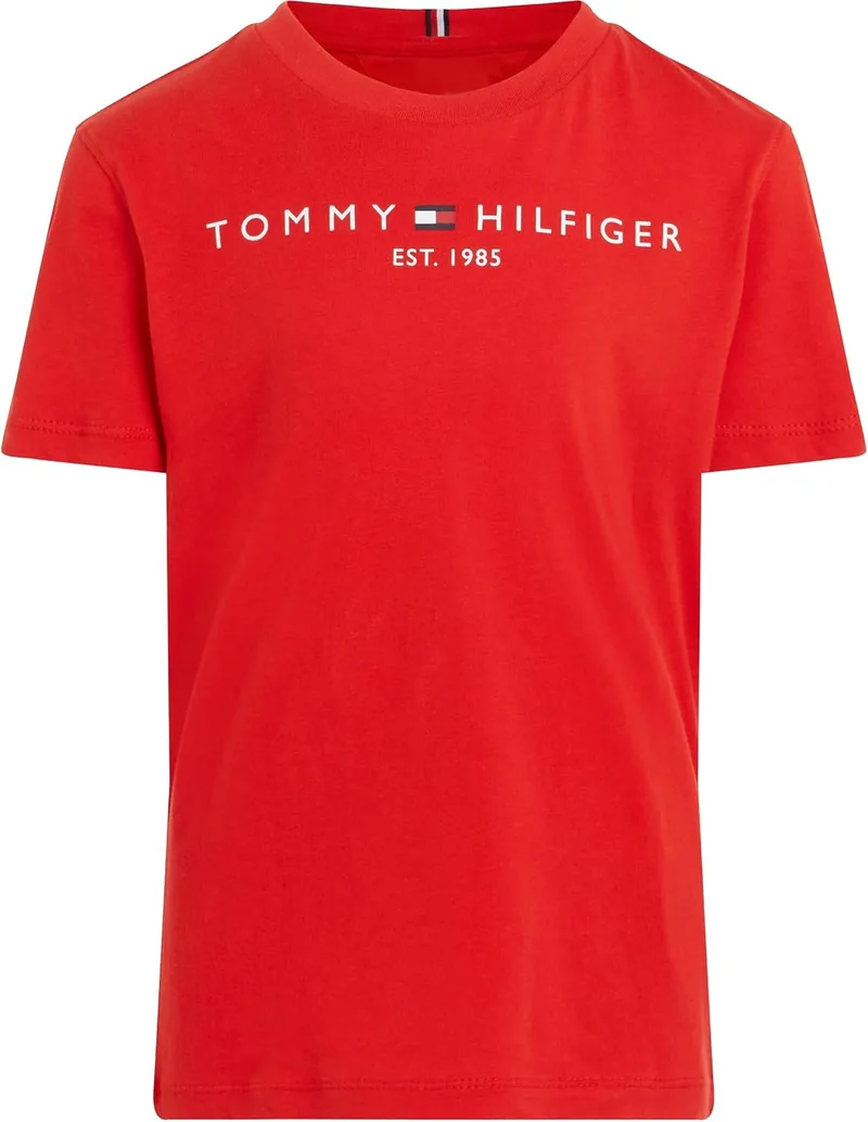 Tommy Hilfiger ▫️ U Essential tee S/S Ks0ks00397 T-shirts de manga curta unissexo para crianças