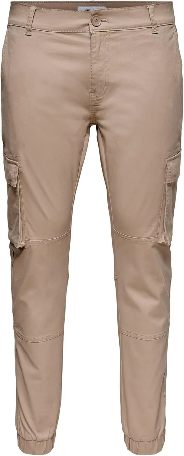 Only & Sons ▫️ Onscam Stage Cargo Cuff Pg 6687 Calças de Homem