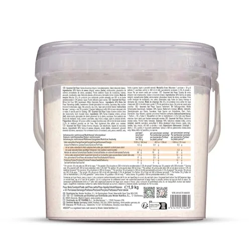 Weider ▫️ Oat Gourmet Farinha de Aveia Integral, fonte de proteína com baixo teor de açúcares, sabor a chocolate branco, 1,9 kg 7
