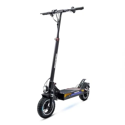 SMARTGYRO ▫️ Speedway Pro - Patinete elétrico de 48 V, potência máxima de 1000 W, bateria de 15 Ah, autonomia de 60 km, rodas de 10 polegadas Dual Grip, suspensões, sistema de travagem triplo, certificado pela DGT 2