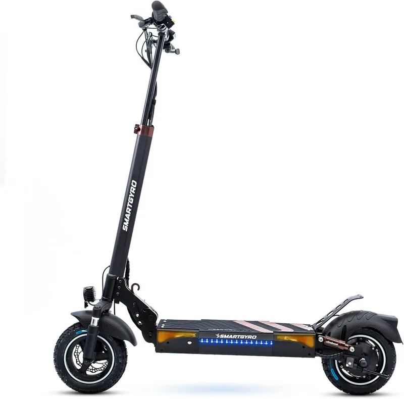 SMARTGYRO ▫️ Speedway Pro - Patinete elétrico de 48 V, potência máxima de 1000 W, bateria de 15 Ah, autonomia de 60 km, rodas de 10 polegadas Dual Grip, suspensões, sistema de travagem triplo, certificado pela DGT