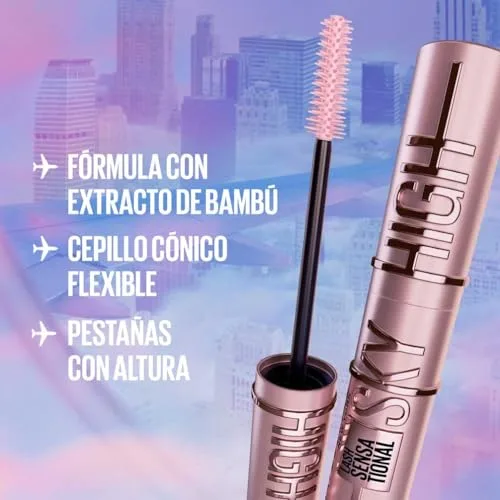 MAYBELLINE ▫️ New York Lash Sensational Sky High: Volume e Comprimento, Preto 4