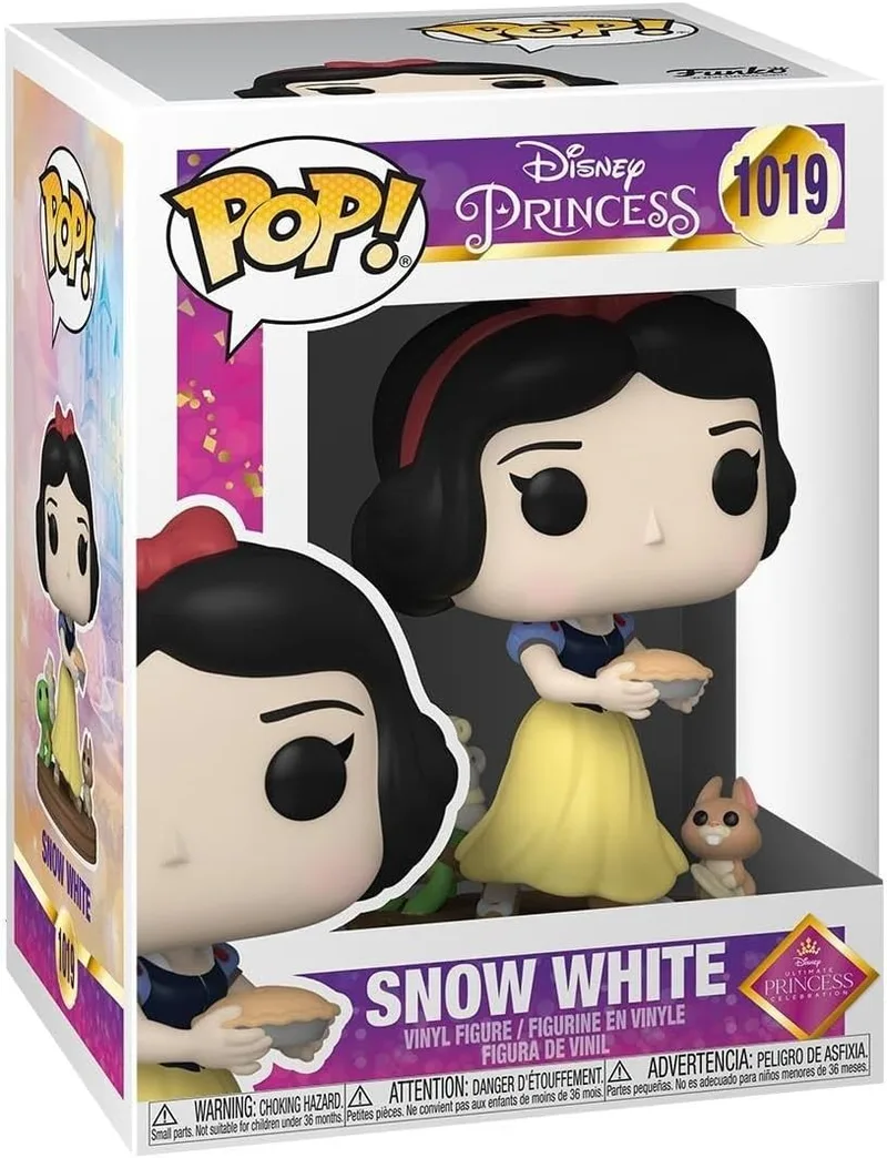Funko ▫️ POP! Disney: Ultimate Princess - Branca de Neve - Princesas Disney - Miniaturas para colecionar - Ideia para prenda - Artigos oficiais - Brinquedos para crianças e adultos