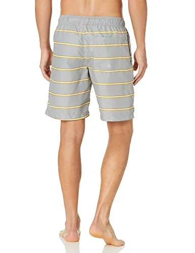 Amazon Essentials ▫️ Calção de banho para homem com 23 cm, forro em malha, bolsos e fecho com cordão 3