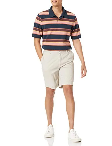 Amazon Essentials ▫️ Polo de algodão piqué de manga curta e corte normal (disponível em tamanhos grandes) para homem 5