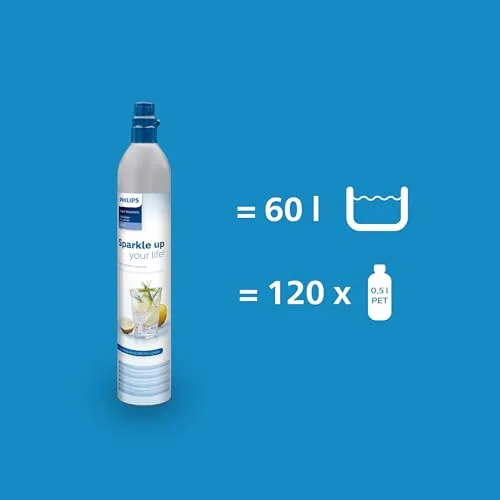 PHILIPS ▫️ Water ADD4902BK / 10 GoZero Máquina de água com gás, plástico, 1 litro, preta 5