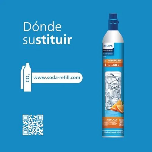 PHILIPS ▫️ Water ADD4902BK / 10 GoZero Máquina de água com gás, plástico, 1 litro, preta 6