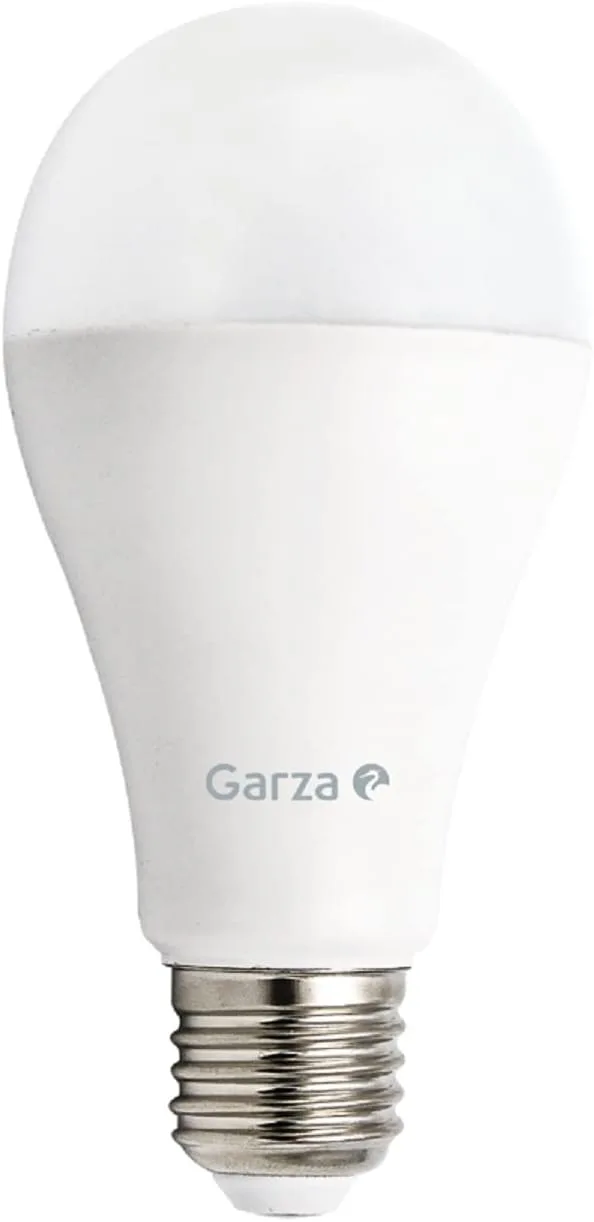 Garza ▫️ Lâmpada LED Padrão A65, 20 W (equivalente a 160 W de incandescência), 4000 K, Casquilho largo E27, Ângulo de 240 graus, Luz neutra, 1 unidade (embalagem de 1)