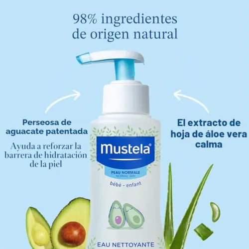 Mustela ▫️ Água de Limpeza Sem Enxaguamento 500 ml 2