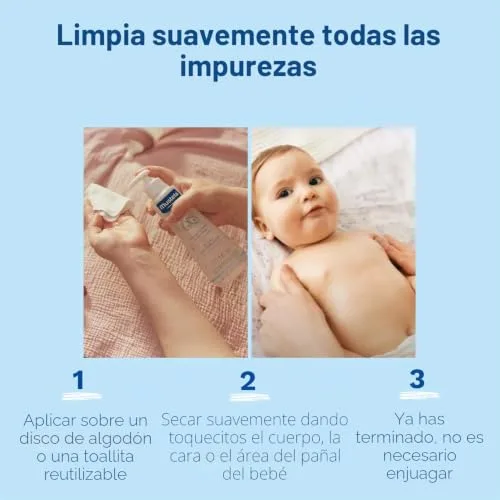 Mustela ▫️ Água de Limpeza Sem Enxaguamento 500 ml 5